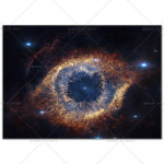 Musta augu galaktika universum ruum fotol&otilde;uendi maalimine Abstraktsed plakatid ja v&auml;ljatr&uuml;kid Seinakunstipildid elutoa sisekujunduseks 21x30 No Frame