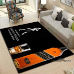 Klassikaline viski Johnnie Walker vaip ja vaip, baar elutuba magamistuba, suur ala pehme vaip, veranda voodi&auml;&auml;rne libisemisvastane matt 160cm x 230cm