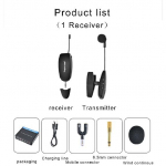 Saksofon Juhtmeta mikrofoni Kondensaatoriklamber Mic UHF hanekelaga helisalvestuse otsesaade trompetisarvedele torupillile 1 Mic