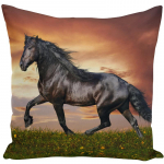 Padjap&uuml;&uuml;r 45x45 Loomade Print War White Horse padjakatte komplektid toolidiivanile Dekoratiivne kodu talumaja sisustus