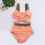 Risti k&otilde;rge v&ouml;&ouml;kohaga bikiinid Naiste mustad ujumisriided Soliidne ujumistrikoo Naiste rannariided Suvised suplejad ujumisriided ujumine S must