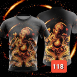 T-s&auml;rk uhiuus meeste naiste disainiprint 3D mood T&auml;navar&otilde;ivad Tai elevandipea Ganesha 118 m