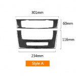 BMW 3. seeriale E90 E92 E93 2005 - 2008 2009 2010 2011 2012 T&otilde;eline s&uuml;sinikkiust auto sisekeskkonsooli CD-paneeli raam Type A-with Hole