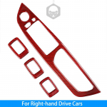 BMW X5 E70 X6 E71 4PCS jaoks m&otilde;eldud s&uuml;sinikkiust autoakna l&uuml;liti t&otilde;steseadme juhtpaneeli raami kaunistamine. A2 LHD