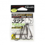 Gamakatsu 67665 Worm 327 Flip Style vedruhoidja konks, suurus 3/0 (2414)