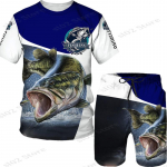 Camo Carp Fishing 3D Print Meeste Naiste T-s&auml;rk/l&uuml;hikesed p&uuml;ksid/komplekt Vabaaja Harajuku t&auml;navariided Spordir&otilde;ivad &otilde;ues kalap&uuml;&uuml;k jaht ca 3XL