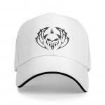 Heavy Metal Rock Roll Band Pesapallim&uuml;ts Unisex T&auml;iskasvanute Skelett Kolju Reguleeritav Isam&uuml;ts Unisex Naiste Hip Hop Baseball Cap