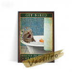 Armas kassi du&scaron;iplakat Armas kassi du&scaron;iruumi kodukaunistus 21cm&times;30cm NoFrame