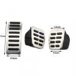 V&auml;rvi mu elu roostevaba teras gaasipedaal piduripedaal MT/AT pedaalikatted Seat Ibiza 6K 6L 6J Arosa Cordoba 6K 6L Leon Toledo jaoks 2 Pcs AT