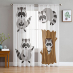 Must hall pesukaru armas lehtla l&auml;bipaistvad kardinad elutoa aken t&uuml;llkardinad magamistoa k&ouml;&ouml;gi jaoks Kodukaunistus Voile kardinad W135 x H115cm x1