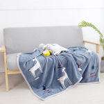 Prinditud pl&uuml;&uuml;sist tekk, vabaaja sallitekk, konditsioneeri tekk, kontoritekk, p&auml;rastl&otilde;unane magammistekk 75X100cm