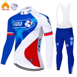 Thermal Smile FDJ rattakost&uuml;&uuml;m meestele, talves&auml;rk, m&auml;gijalgratas, 2023 M blue
