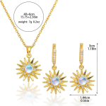 Roosa kulla v&auml;rvi pikad k&otilde;rvar&otilde;ngad ripats aniis t&auml;hega k&otilde;rvar&otilde;ngad kaelakee komplektid naiste komplekt