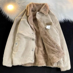 Meeste Khaki Y2K Talvine Paks Parkas Plus Velvet Lahtine velvetist sulemantel Kvaliteetne jakk Meestele Dressid Tuulejope M khaki