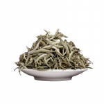 Pu'eri toores tee valge karv h&otilde;ben&otilde;el valge karv &uuml;he pungaga kuuvalge valge tee