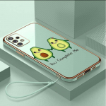 Luksuslik kaetud TPU telefoni&uuml;mbris koos kaelapaelaga Samsung Galaxy A04 A05s A13 A14 A24 A54 A34 Note20 S23 Ultra &uuml;mbristele A38 Maitsev avokaado kate Samsung Galaxy A73 5G