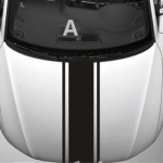 Kapuutsi auto kleebis Kapuutsi isikup&auml;ra kleebis Modifitseeritud autoriba t&auml;toveeringu kleebis A must