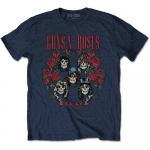Guns N' Roses Skulls Wreath Tee Unisex T-s&auml;rk S