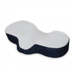 Memory Foam padi Ergonoomiline magamispadi Emakakaela ortopeediline voodipadi pea, kaela ja 580x340x80mm tumesinine v&auml;rv