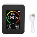 CO2 detektori kvaliteedimonitor TVOC tester USB laadimistermomeeter H&uuml;gromeeter kodu jaoks