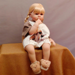 60 cm riidest keha Bebe Reborn Doll Pehme puudutusega Realistlik vasts&uuml;ndinud nuku nimetiss&otilde;rme saab suhu panna Beebinuku m&auml;nguasjad lastele P&uuml;hade &uuml;llatuskingitus