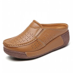 Naiste Mugavad Ema Sussid &Otilde;&otilde;nes V&auml;ljal&otilde;ikega Mitmek&uuml;lgsed Raputussussid Paksu Tallaga Matsuke Baotou Poolikud Sussid 36 oranž