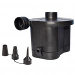 1 komplekt 4D akuga &otilde;hupump 3 otsikuga Kaasaskantav &otilde;hkmadrats &Otilde;hkvoodi ujumisr&otilde;ngas Basseini ujuk T&auml;ispuhutavad elektrilised pumbad v&auml;litingimustes must