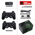 Videom&auml;ngukonsool 2.4G topelt juhtmevaba kontroller Game Stick 4K 20000 m&auml;ngud 64 32GB retrom&auml;ngud PS1/GBA Boy Christmas Gift jaoks 32GB 8000game
