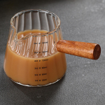 Klaasist kohvi-piimakruus 16 untsi teetassiga espresso m&otilde;&otilde;tetass k&ouml;&ouml;gi teemaja jaoks