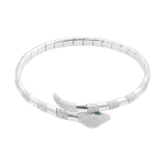 H&otilde;bedane k&auml;ev&otilde;ru kuupmeetrilise tsirkooniumiga, toote kaal 17,83 g (2151203) 18cm valge