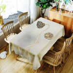 Rikkalik paabulinnu laudlina loominguline lootose ja vaasimustriline pol&uuml;ester Mugav veekindel laudlina lastele 40 X 40CM