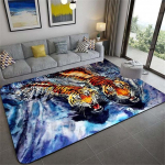 Leopard Tiger Lion Cat libisemiskindlad vaibad Suured mativaibad elutuppa Mugavad vaibad Pehme p&otilde;randamati vaibad magamistoas 120x160cm