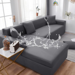 Veekindlad diivanikatted &uuml;hev&auml;rvilised nurgadiivani katted elastsed diivanikatted elutoa diivanikomplekt lemmikloomadele lastele 1 seater 90-140cm tumehall v&auml;rv