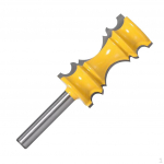 8 mm varrega puusepa trimmimine puidut&ouml;&ouml;tlemisfreesfreesiga