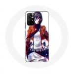 &Uuml;mbris Xiaomi Redmi Note 11s 5G Manga Mikasa Ackerman Attack on Titan jaoks