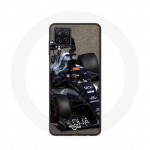 Samsung Galaxy A12 Case Formula 1 Yuki Tsunoda F1 Racing Driver Blue