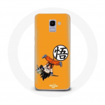 &Uuml;mbris Samsung Galaxy A8 2018 Goku Dragonball Z Child Anime jaoks