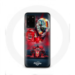&Uuml;mbris Samsung galaxy S11 pluss Vormel 1 Sebastian Vettel F1 Driver Red jaoks