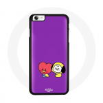 Coque pour Iphone 8 BTS Bangtan Sonyeondan BT21 Tata V Chimmy Jimin