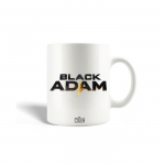 Mug en c&eacute;ramique Black Adam film logo noir