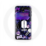 Coque pour Samsung Galaxy S5 Bangtan Sonyeondan BTS Logo Army Bomb Lightstick