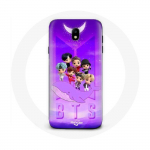 Coque pour Samsung Galaxy S5 BTS TinyTAN Animation Affiche RM Jin Suga J-Hope Jimin Jungkook Et V Zero O&rsquo;Clock
