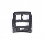 Carbon Fiber Style Car Rear Air Conditioning Vent Outlet Frame Sticker For BMW 4 Series i4 425i 430i -2023 Auto Accessories Carbon Fiber Style