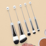 5x Eye Makeup Brush Set, Make up Tool Kits, Angled DIY with Soft Synthetic Fiber