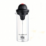 1 tk piimavahustaja automaatne kuuma ja k&uuml;lma kohvi soojendusvispli elektriline mikseri kannu tass 1pcs must