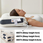 Uus 3D SPA massaažipadja vahesein, mis aitab magada ja kaitseb kaelapadja kootud puuvillase padja voodipesu Low
