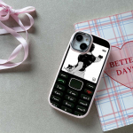 iPhone 13 14 15 Pro Max jaoks Samsung Galaxy A14 A15 A24 Xiaomi 13T Redmi 12C pehme lihav telefoni&uuml;mbris A46 naljakas retronupu disainiga TPU kate Xiaomi 12S