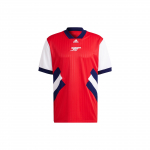 Adidas Icons Retro Seeria Arsenal Spleissitud Logo Prindiga L&uuml;hikeste Varrukatega Jalgpallis&auml;rk Meeste Topid Helepunane HT7151 XXXL