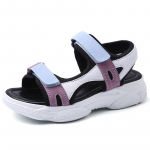 Suvine laste hingav Mugav Velcro Mood Spordisandaalid Rannajalatsid Sussid Naiste jalan&otilde;ud Lastejalatsid 32 sinine