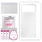 apgo Ultra Clear Protective Skin Sticker for the back compatible with Xiaomi Mix Fold 3, Wrap Film, Hydrogel Film, Flexible, Soft TPU with positioning